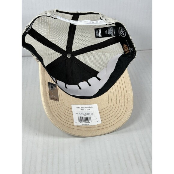 Boston Bruins 47 Brand Tan Trucker Adjustable Snapback Centennial 100th Hat Cap - Picture 5 of 5